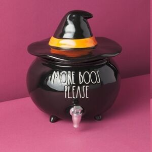 NWT Rae Dunn "More Boos Please" Hallowen Cauldron